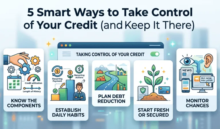 5 Smart Ways to Take Control of Your Credit (and Keep It There)
