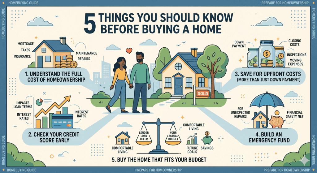 5 Things You Should Know Before Buying a Home