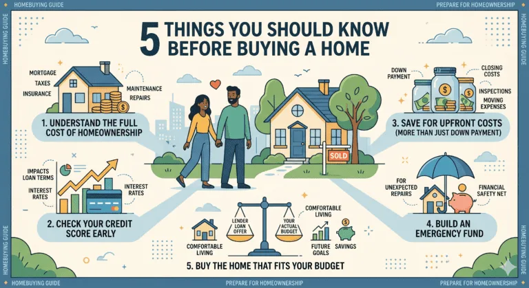 5 Things You Should Know Before Buying a Home